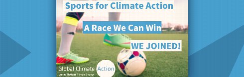Sports for Climate Action – we joined