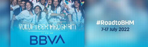 TWG 2022 Volunteer Programme, Presented by BBVA