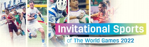 Five invitational sports in The World Games 2022