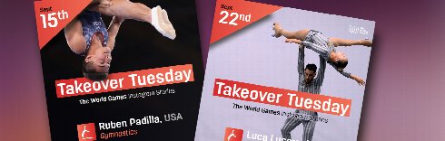 The World Games athletes take over!