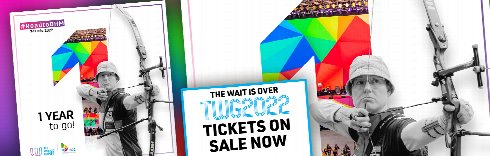 Exactly one year to go – tickets on sale today!