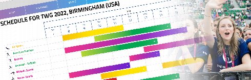 Detailed Schedule for TWG 2022 published 
