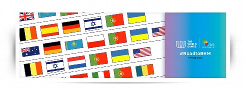 110 nations will compete in Birmingham – a new record at The World Games