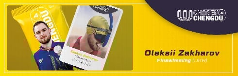 Oleksii Zakharov (UKR)– 4-year World Record holder in Surface Finswimming