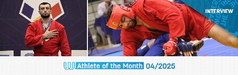 SAMBO's Arman Avanesyan named Athlete of the Month for April 2025