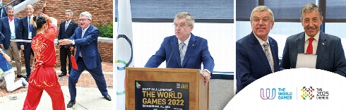 IOC and President Bach endorse The World Games 2025 – IWGA expresses deep gratitude for ongoing support