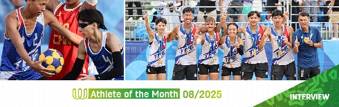 History-maker Huang (TPE) named Athlete of the Month after TWG 2025 triumph